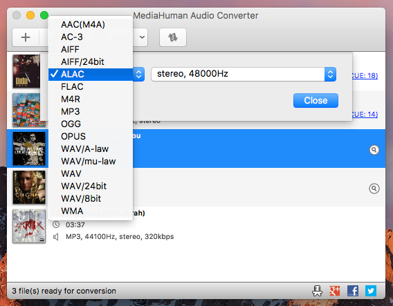 free software for converting wav files to mp3 for mac